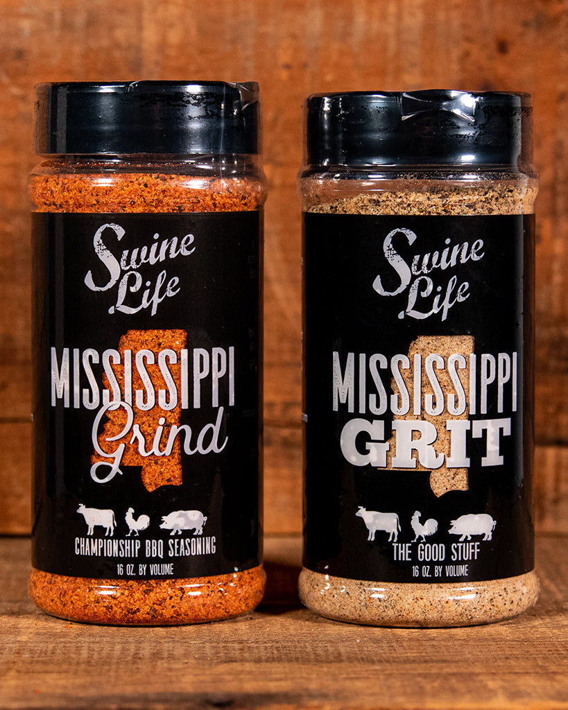 Swine Life Mississippi Grind Mississippi Grit Barbecue Rub Seasoning 2 Pack